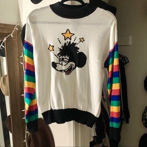 LIKE NEW F21 x MICKEY MOUSE SWEATER
